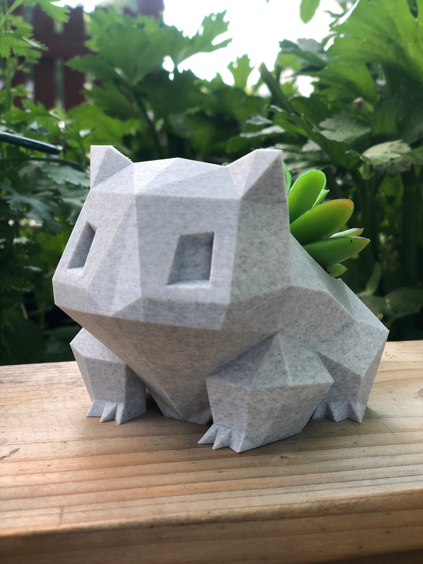 Bulbasaur planter - 3D printed pokemon - succulent planter