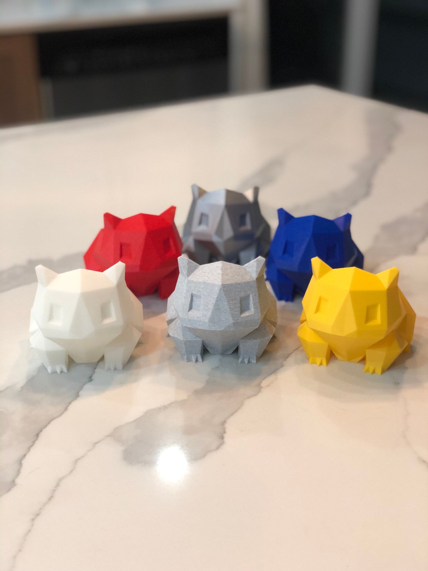 Bulbasaur planter - 3D printed pokemon - succulent planter