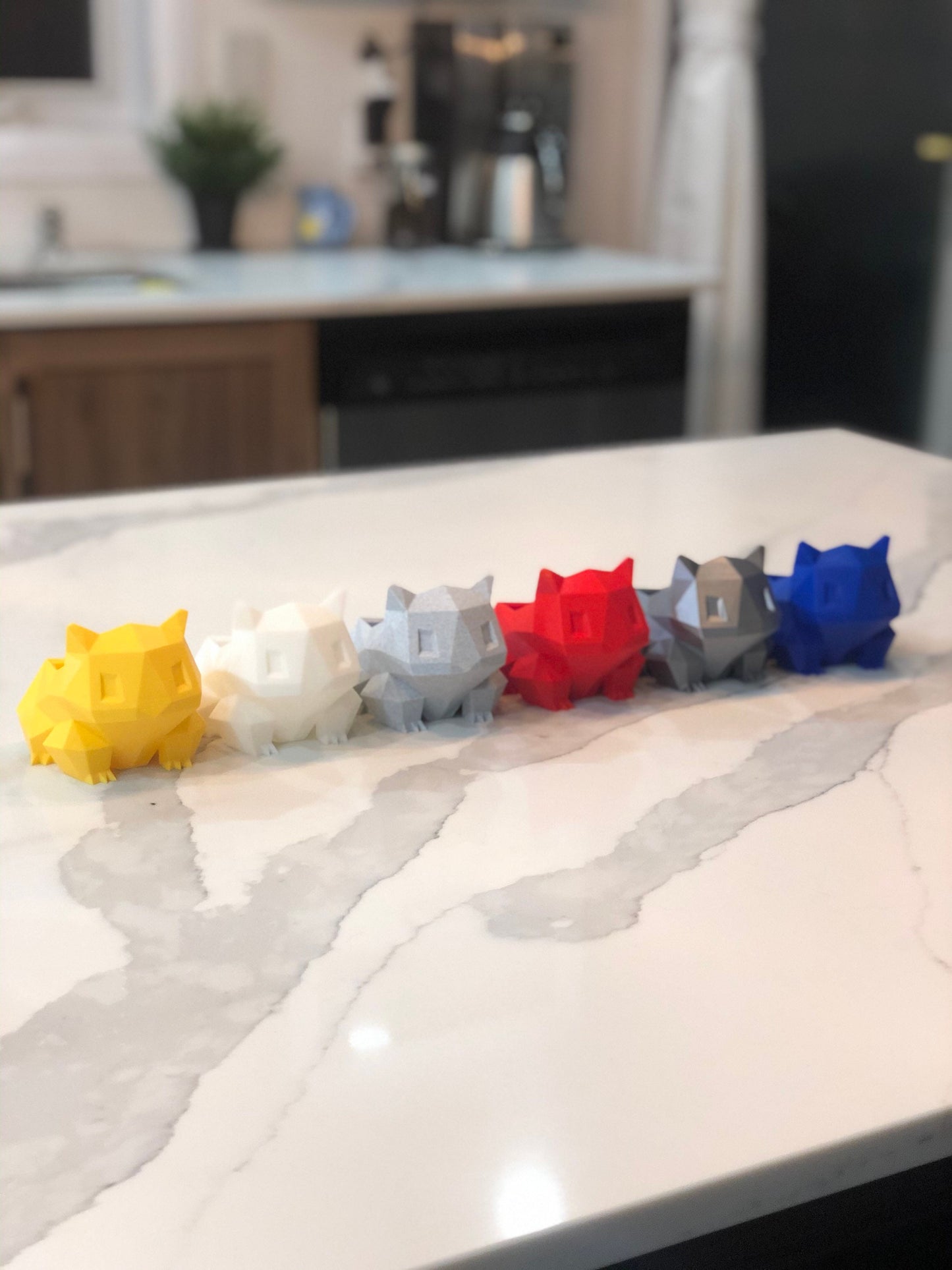 Bulbasaur planter - 3D printed pokemon - succulent planter